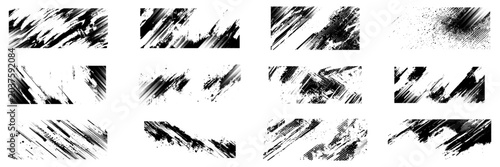 Foto Beautiful Brushes vector collection