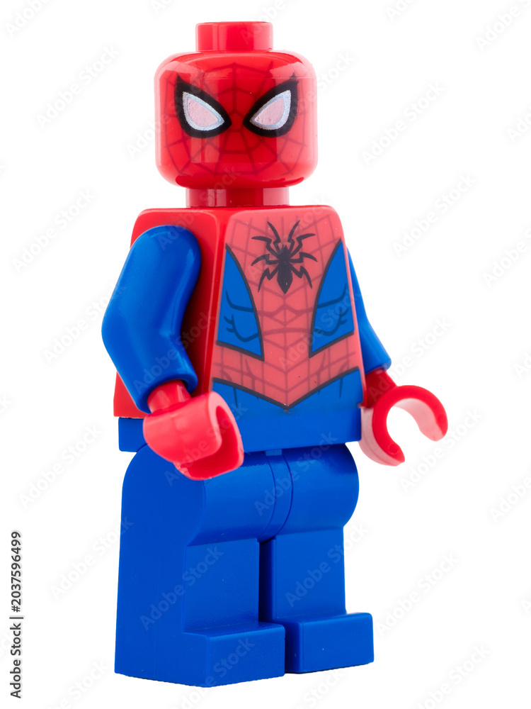 Obraz premium Dortmund - Deutschland 28. Mai 2026 - Lego Minifigure Superheld Spiderman