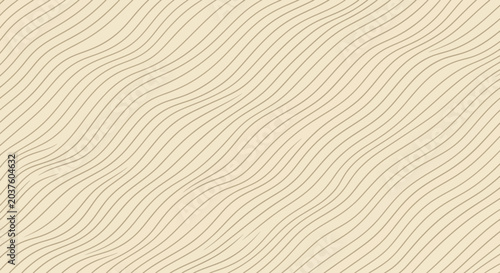 Abstract beige wavy lines texture background, subtle elegant pattern