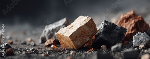 Rare earth minerals rock stone geology