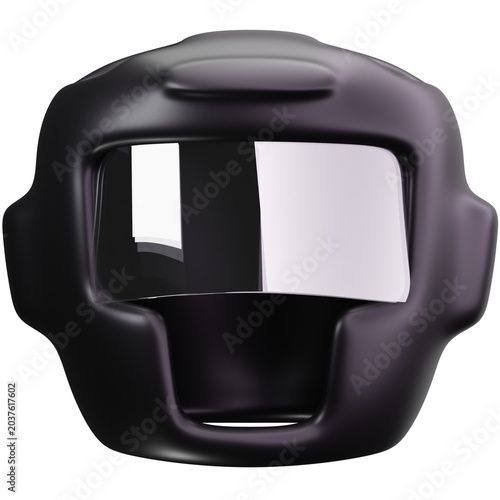 Photography Protective Hockey Helmet 3D Illustrations