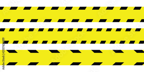 Canvastavla Black and yellow safety warning stripe