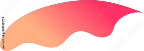 Photography colorful gradient blob organic freeform shape design elements