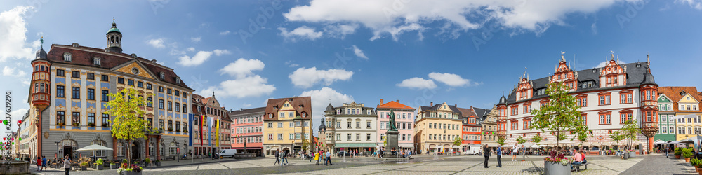 Naklejka premium Markplatz in Coburg, Bayern, Deutschland