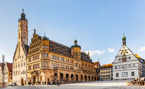Rathaus in Rothenburg ob der Tauber, Deutschalnd