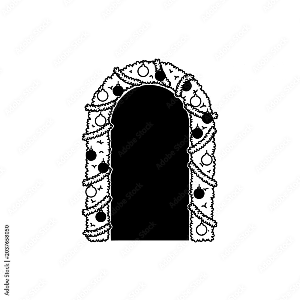 Fototapeta premium Playing card archway with suits.