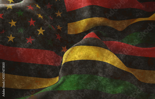 Cuadro en lienzo Juneteenth Freedom Day. June 19, Since 1865