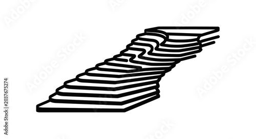 Abstract layered rock formation, geological strata, sedimentary rock layers, geological strata, sedimentary rock layers
