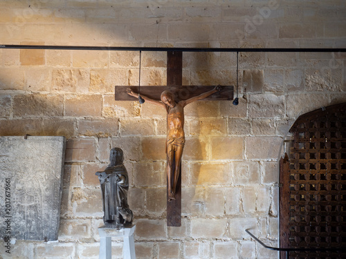 Εκτύπωση καμβά Royaumont Abbey, in Asnières‑sur‑Oise, France,  Gothic Cistercian monastery with
