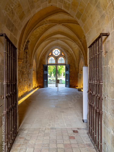 Canvastavla Royaumont Abbey, in Asnières‑sur‑Oise, France,  Gothic Cistercian monastery with