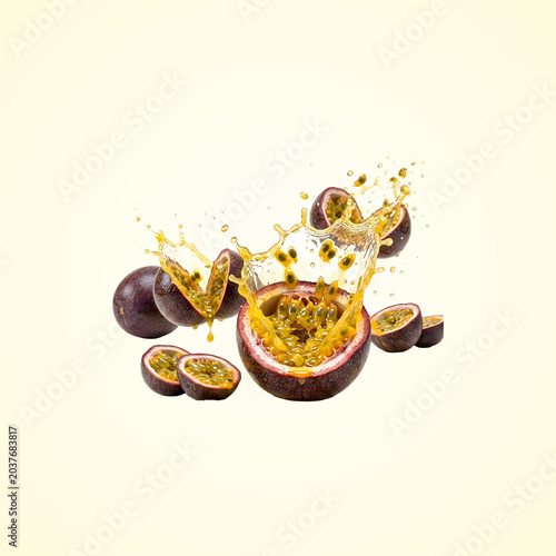 Passion Fruit Splashing Juice