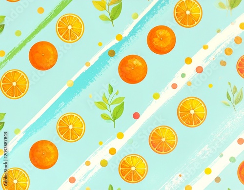 seamless orange attern