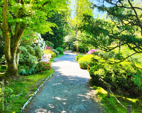 Seattle Japanese Garden in Washington Park Arboretum, WA, USA