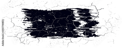 Schilderij op canvas Glitch distorted grunge layer