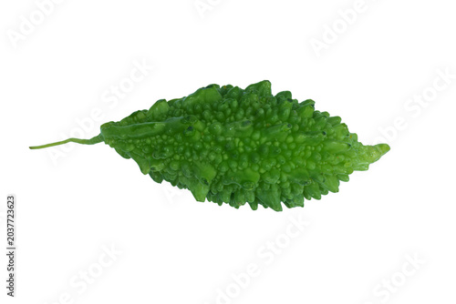 Obraz na płótnie Fresh momordica charantia or bitter melon on png background vegetable with healthy benefits