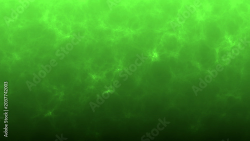 Cuadro en lienzo Green plasma nebulous gas clouds in artistic abstract pattern perfect for futuristic designs, digital backgrounds, and ethereal projects