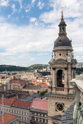 Budapest - Ungheria - Veduta della città dalla Basilica di Santo Stefano