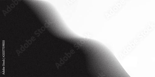 Schilderij op canvas Rough black white grainy texture vector design