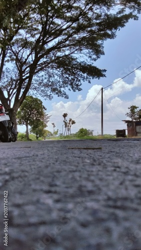 road in the village