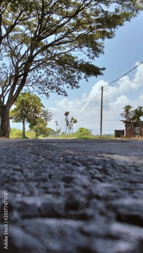 road in the village
