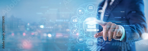 Tableau sur toile Information manager