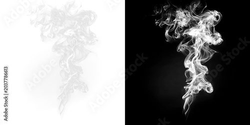 фотографія Realistic smoke png with drifting fog mist, dark atmospheric cloudiness, transparent background effect, chemical vapor texture and abstract air motion illustration design