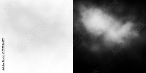 Tableau sur toile Realistic mist smoke png with soft fog clouds, transparent steam effect, dark atmospheric smog background, powder dust motion and chemical air pollution design concept