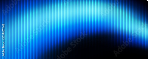фотографія Abstract Wave in Blue: A captivating dance of light and shadow, with an elegant, flowing wave gracefully curves across a serene blue backdrop, creating a sense of calm and dynamism