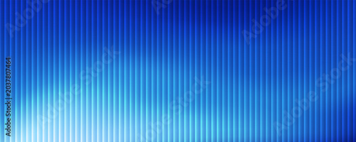 Billede på lærred Abstract Wave in Blue: A captivating dance of light and shadow, with an elegant, flowing wave gracefully curves across a serene blue backdrop, creating a sense of calm and dynamism