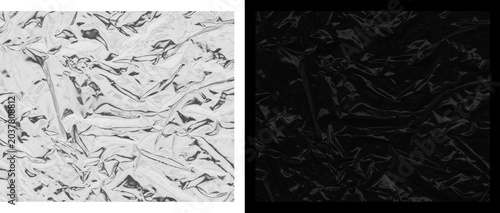 Tableau sur toile Abstract metallic texture with crystalline patterns, industrial steel surface ma