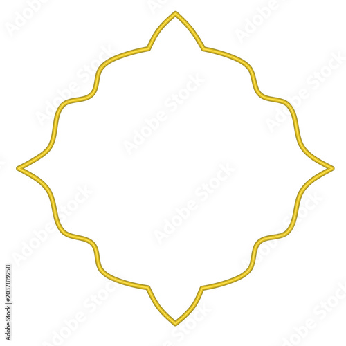 Canvas Print Islamic Frame Window