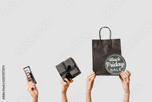 Female hands with shopping ...