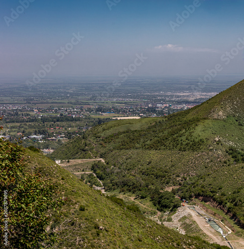 view from the top of the mountain