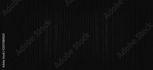 Abstract seamless industrial corrugated black dark metal sheet texture with a gray and white striped pattern backdrop
