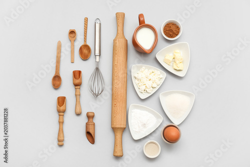 Different ingredients for p...
