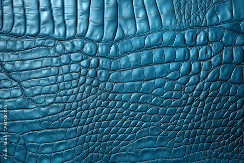 blue crocodile leather texture background