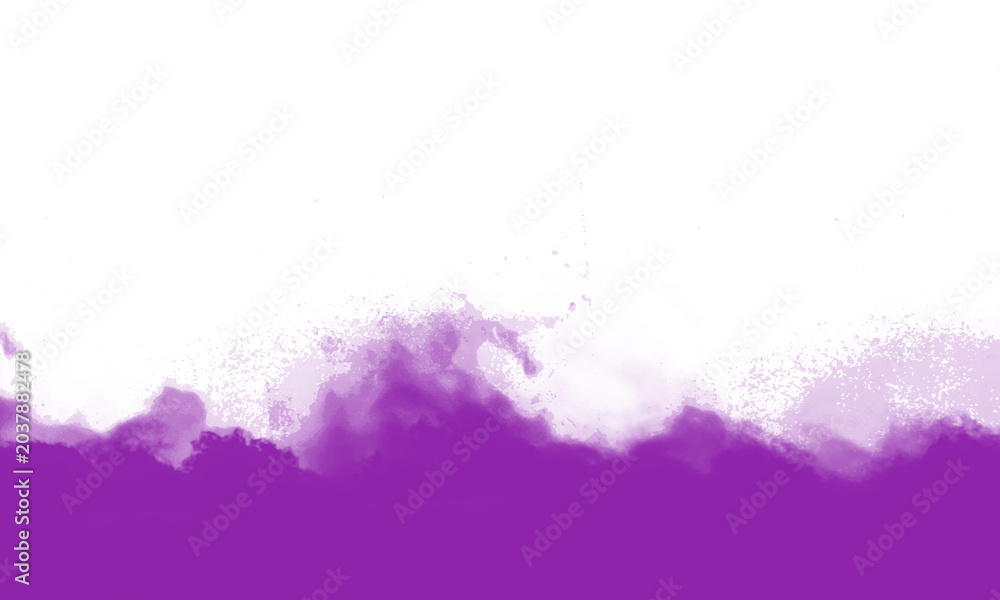 Obraz premium Vibrant purple powder explosion on a white background, isolated with transparent background