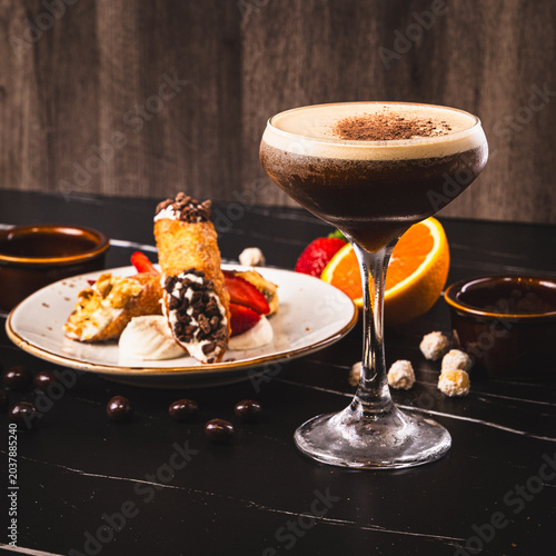Cannoli and Espresso Martini