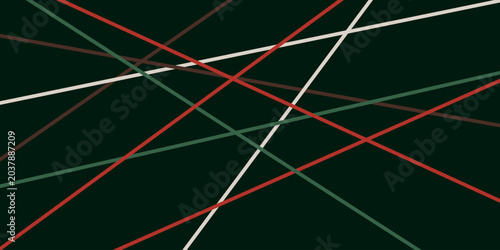 Obraz na płótnie Random chaotic lines