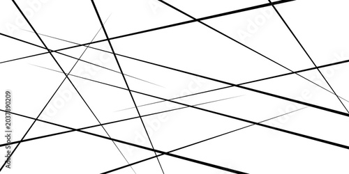 Obraz na płótnie random chaotic lines abstract with black color