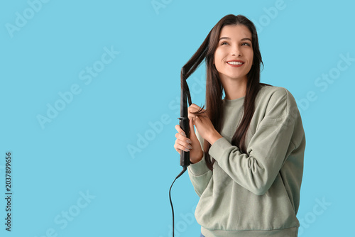 Beautiful young happy woman...