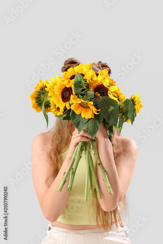 Young woman with beautiful ...