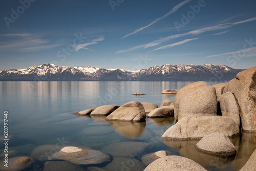 Serene Lake Tahoe Landscape