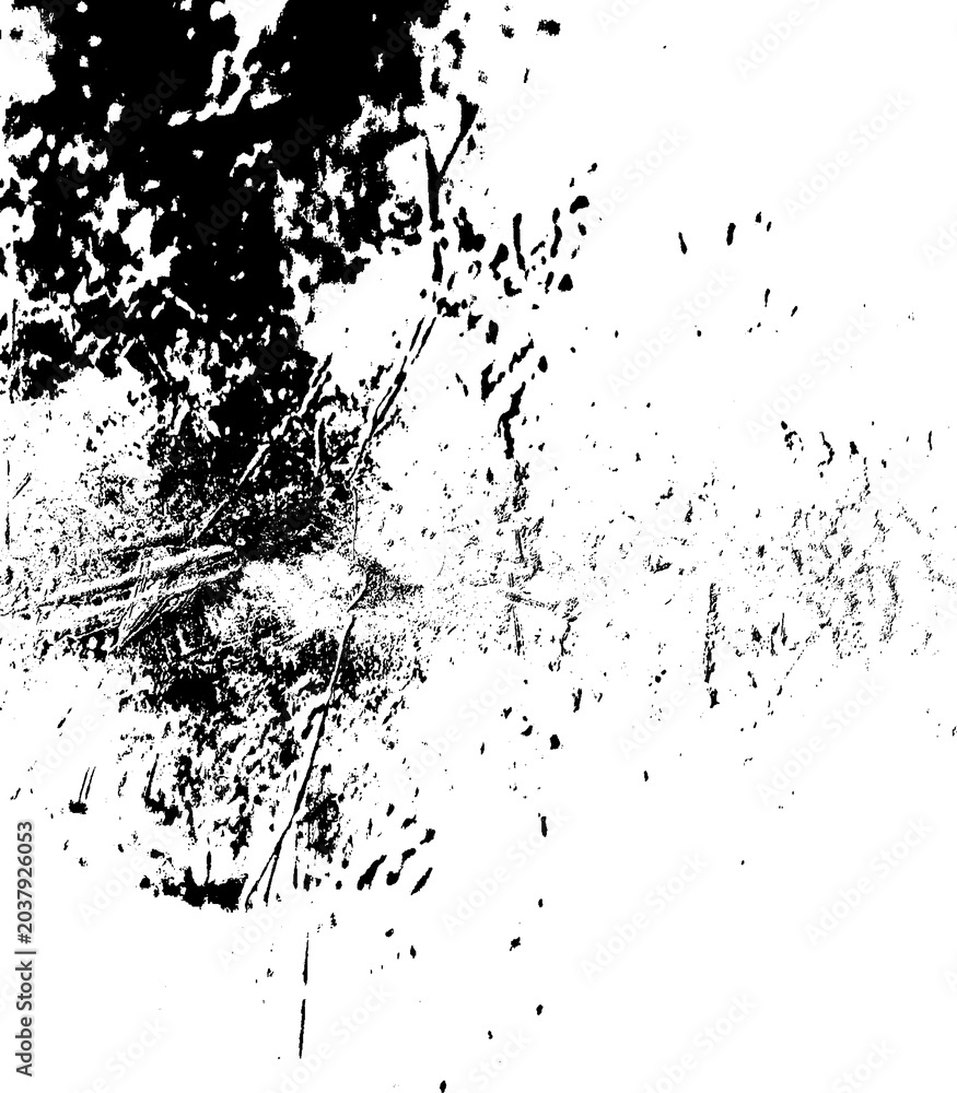 Fototapeta premium Abstract grunge background. Black and white raster texture.