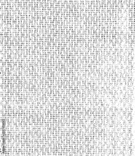 Vector fabric texture. Distressed texture of weaving fabric. Grunge background. Abstract halftone vector illustration. Overlay to create interesting effect and depth. Black isolated on white. EPS10.
