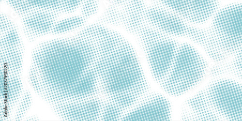 Foto Blue and white water ripples light surface overlay background