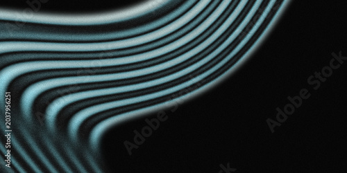 Abstract colorful grainy curved stripes background, wavy lines grunge noise monochrome banner, poster, header, cover, website backdrop design