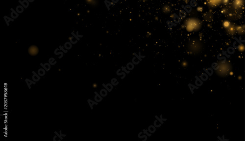 Golden dust particles swirl over transparent canvas. Soft light sparkles enhance festive luxury tone. Elegant glowing motion for modern design work.