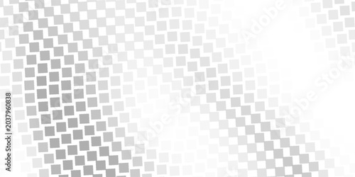 Tableau sur toile Retro grunge halftone glitch background with black and white vertical stripes, rectangles, and distorted geometric shapes mimicking data corruption