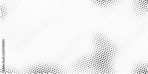 Tableau sur toile Polka dot halftone pattern
